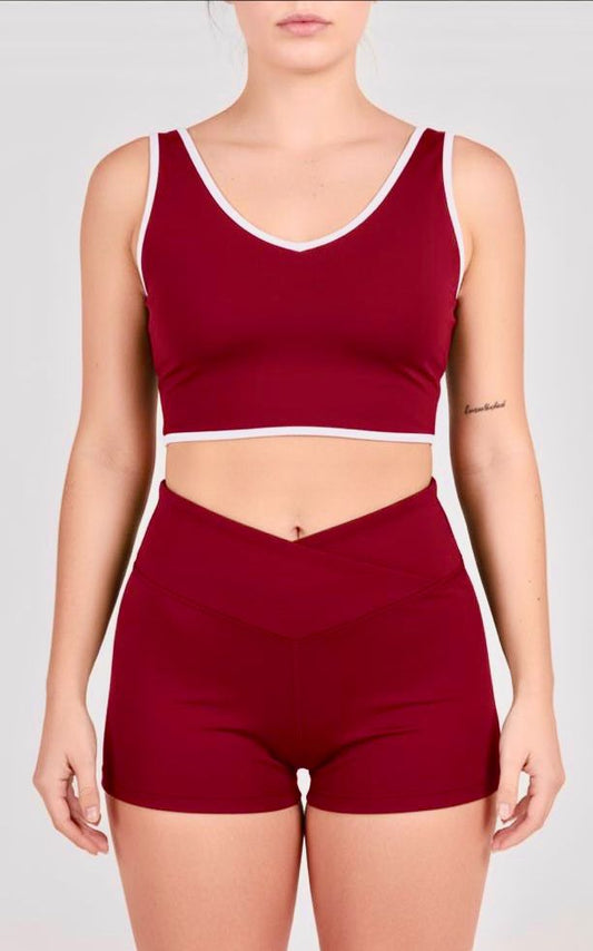 SHORT PRETINA CRUZADA